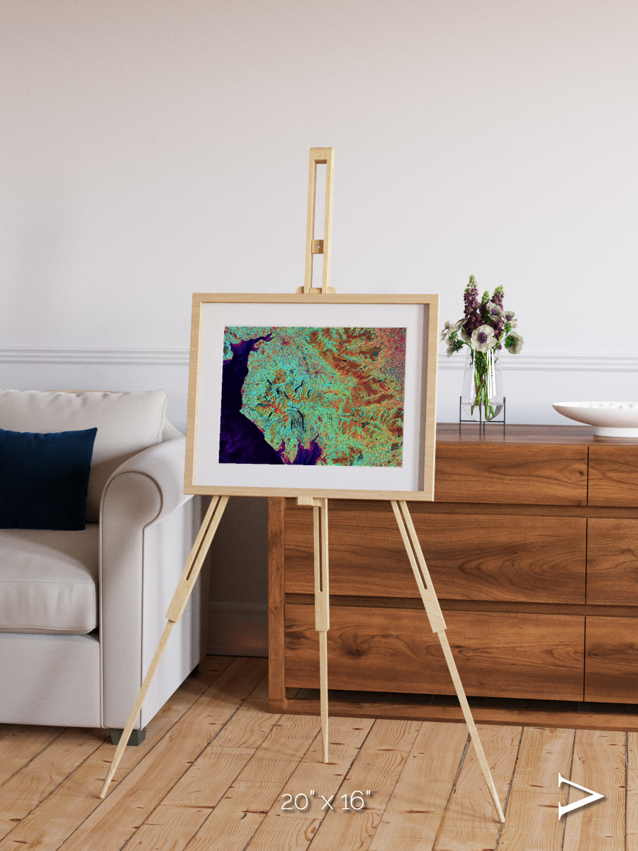 Polar Flow, Lake District Framed & Mounted Print