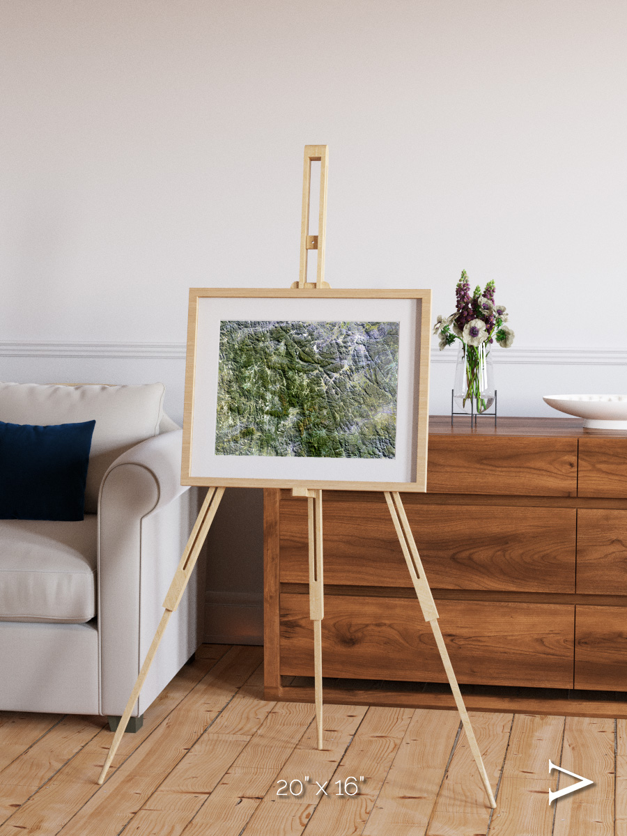 Earth in Colour, Namaqualand Framed & Mounted Print