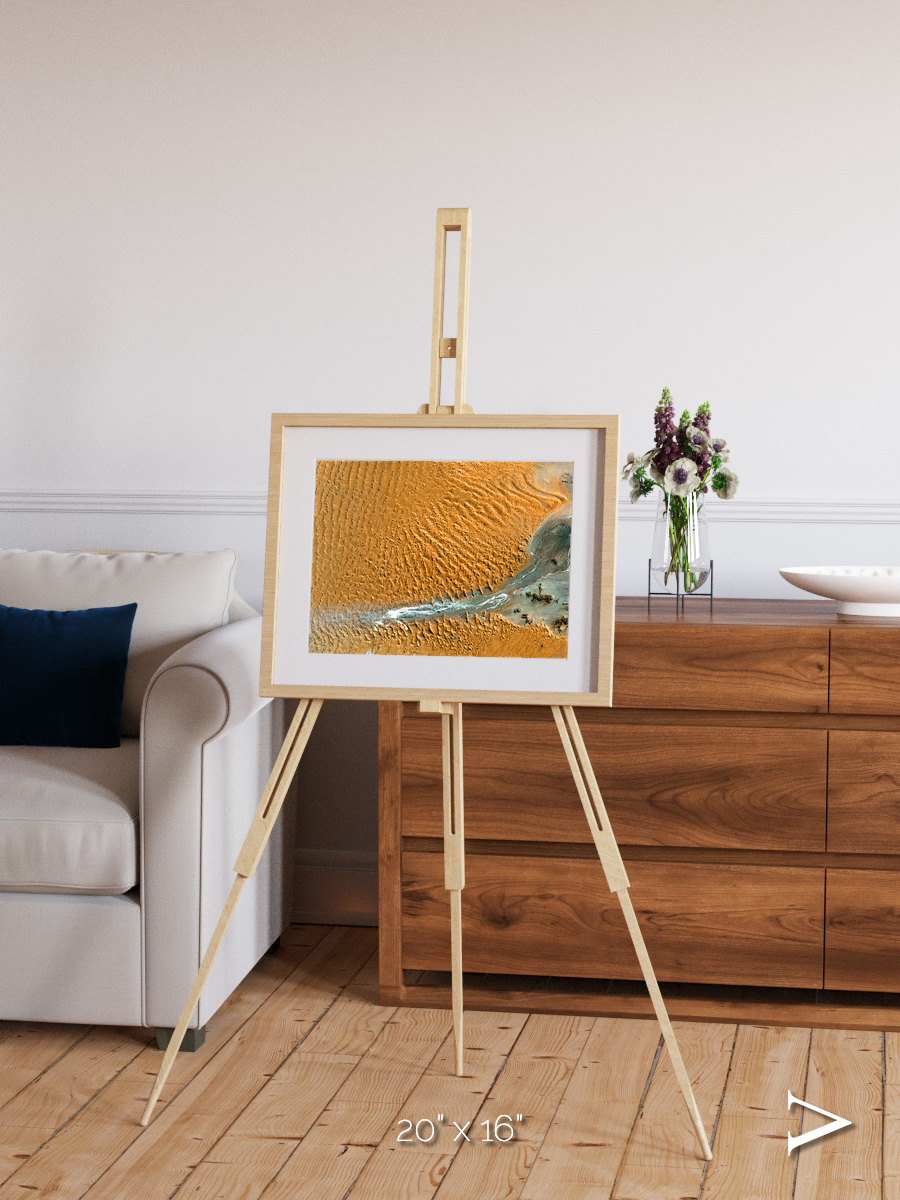 Sands in Motion, Namib Desert Framed & Mounted Print