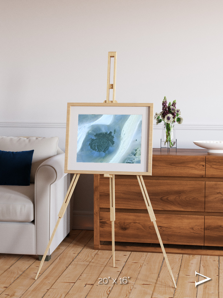 Shifting Dunes, Sahara Desert Framed & Mounted Print