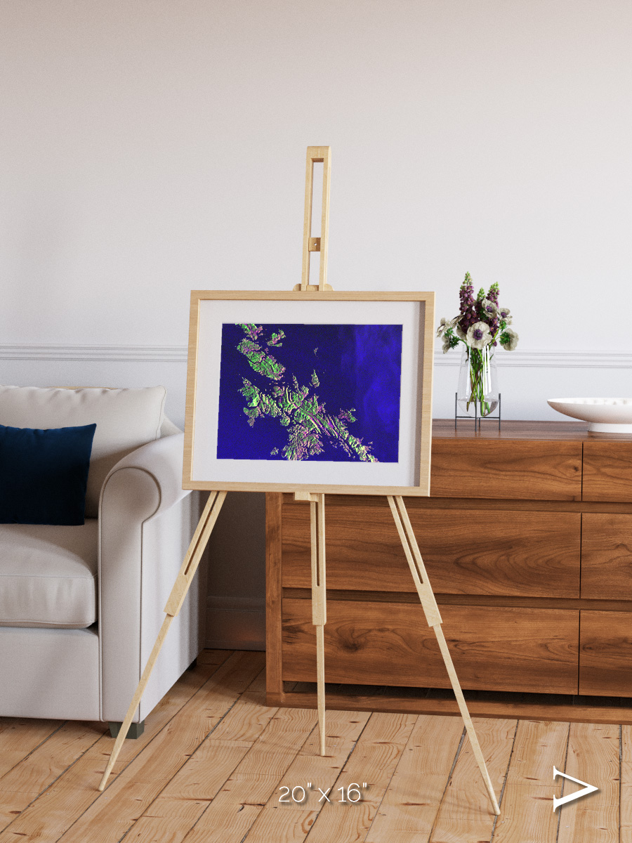 Remote Shores, Shetland Islands Framed & Mounted Print