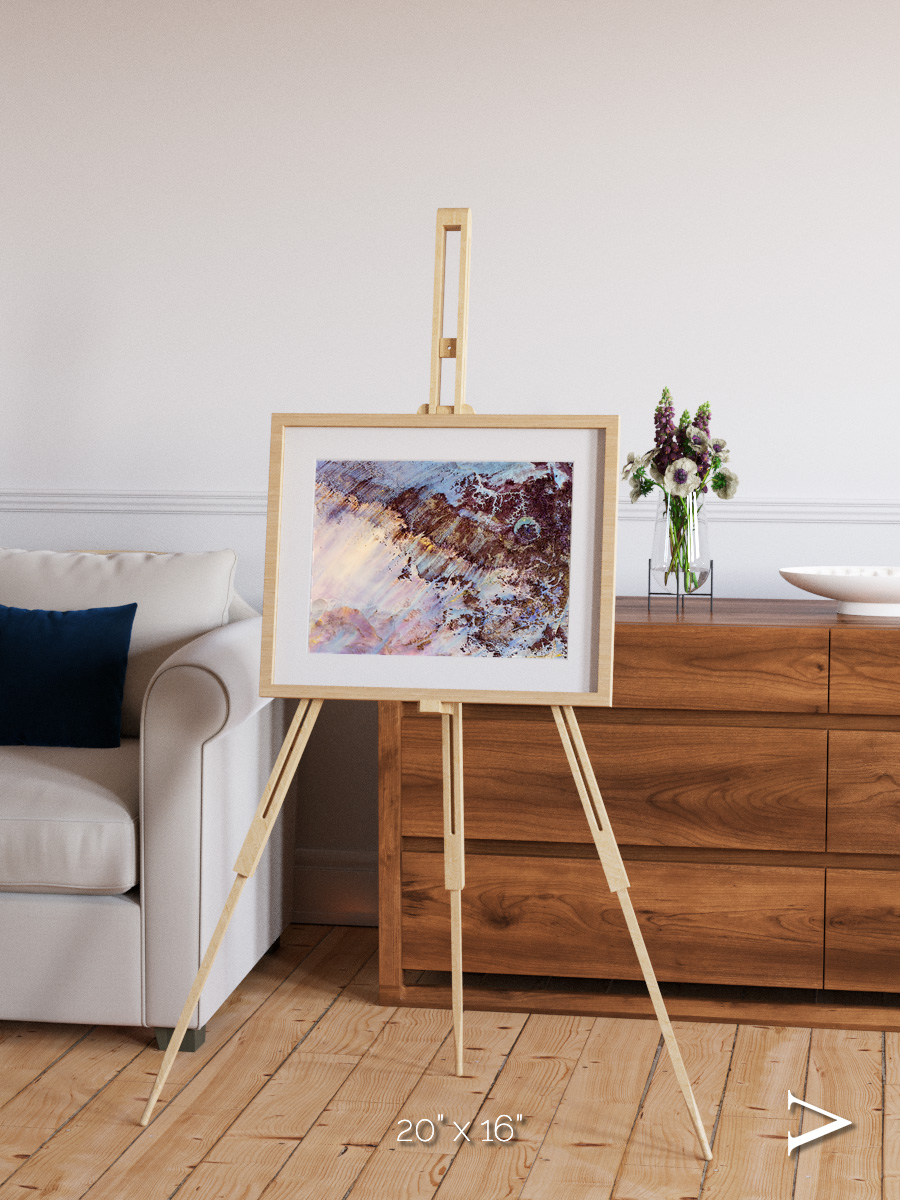 Storm and Stillness, Gweni-Fada Framed & Mounted Print