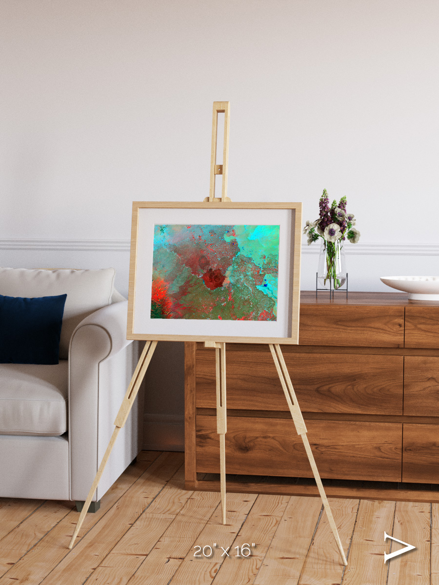 Shifting Dunes, The Syrian Desert Framed & Mounted Print