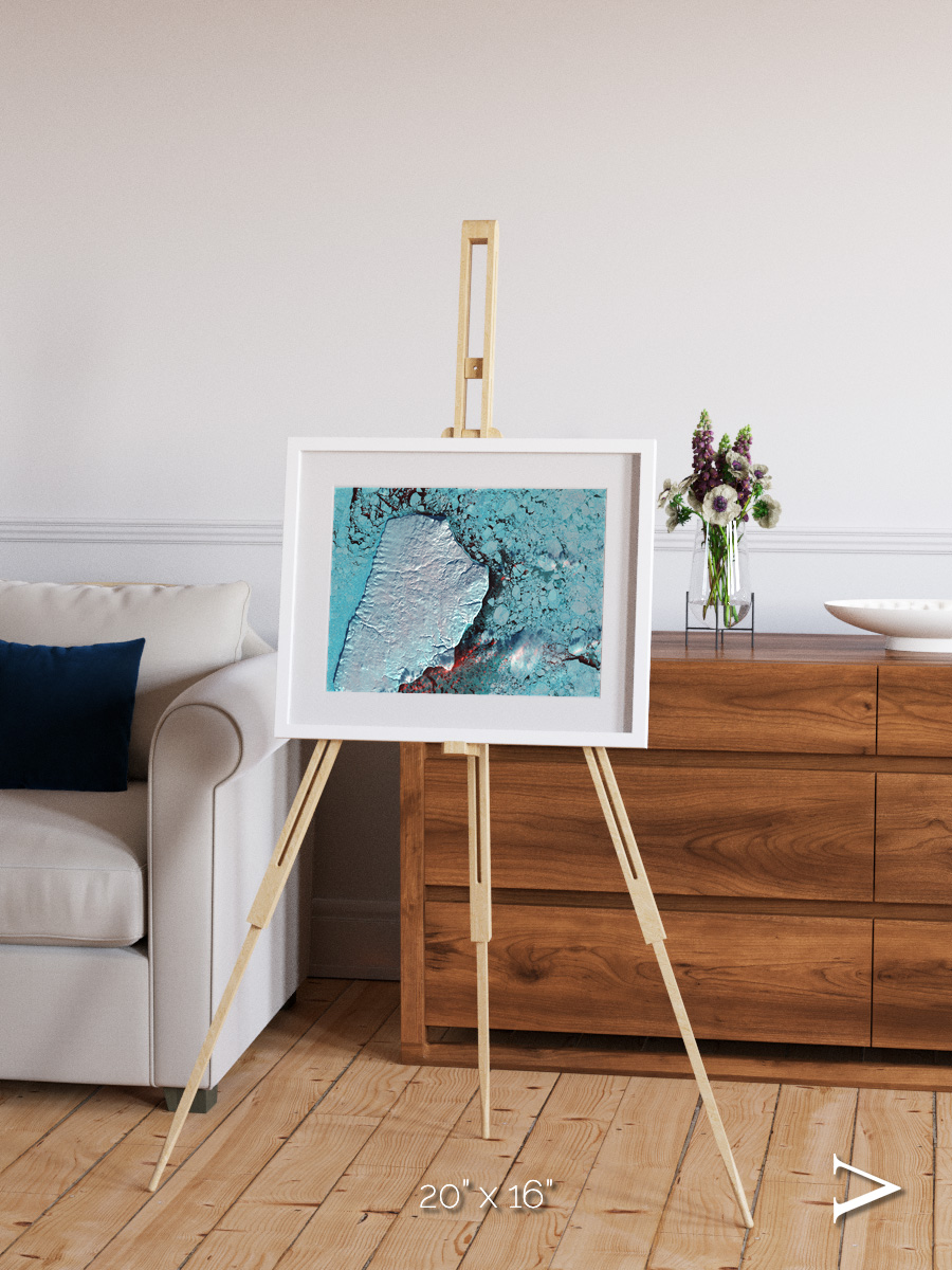 Island Sanctuary, Akpatok Island Framed & Mounted Print