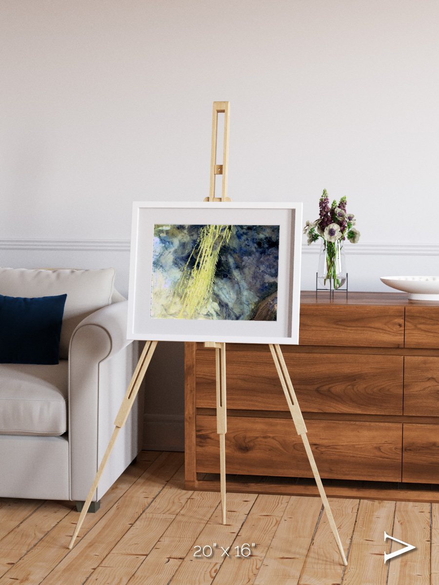 Shifting Sands, Algerian Abstract Framed & Mounted Print
