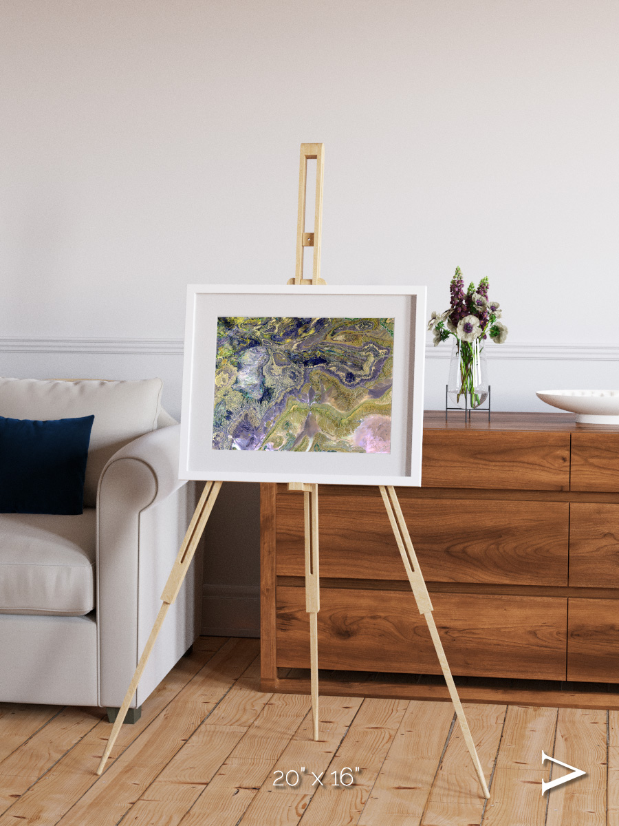 Mineral Horizons, Anti-Atlas Framed & Mounted Print
