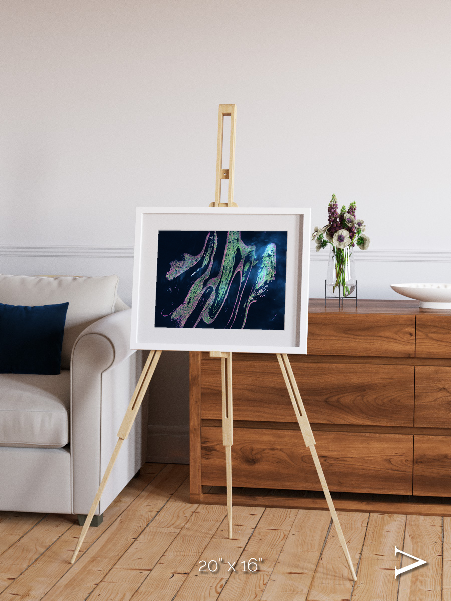 Painted Archipelago, Belcher Islands Framed & Mounted Print