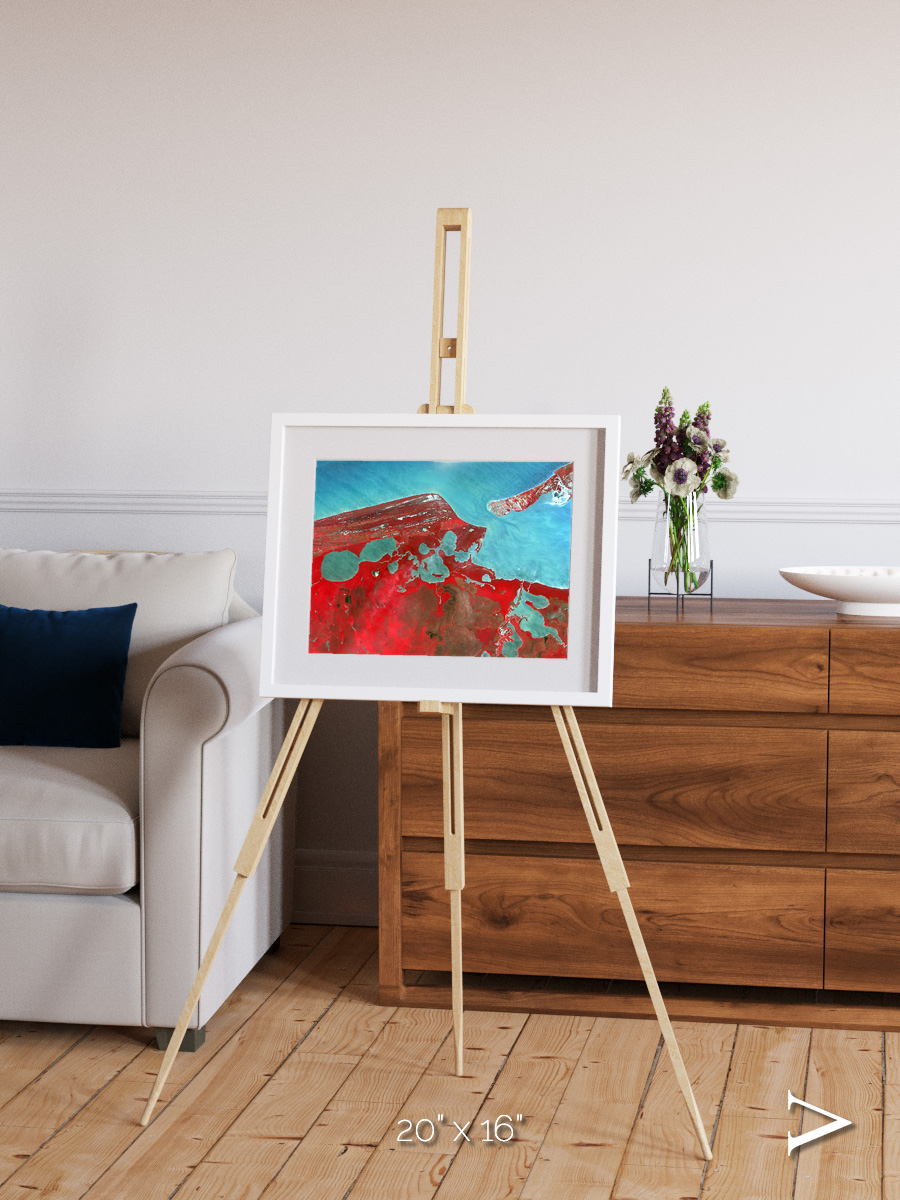 Remote Shores, Campeche Framed & Mounted Print