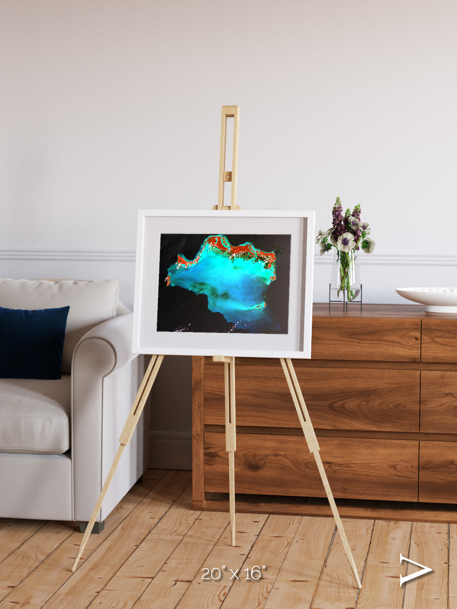 Arctic Outpost, Caribbean Luxury Framed & Mounted Print