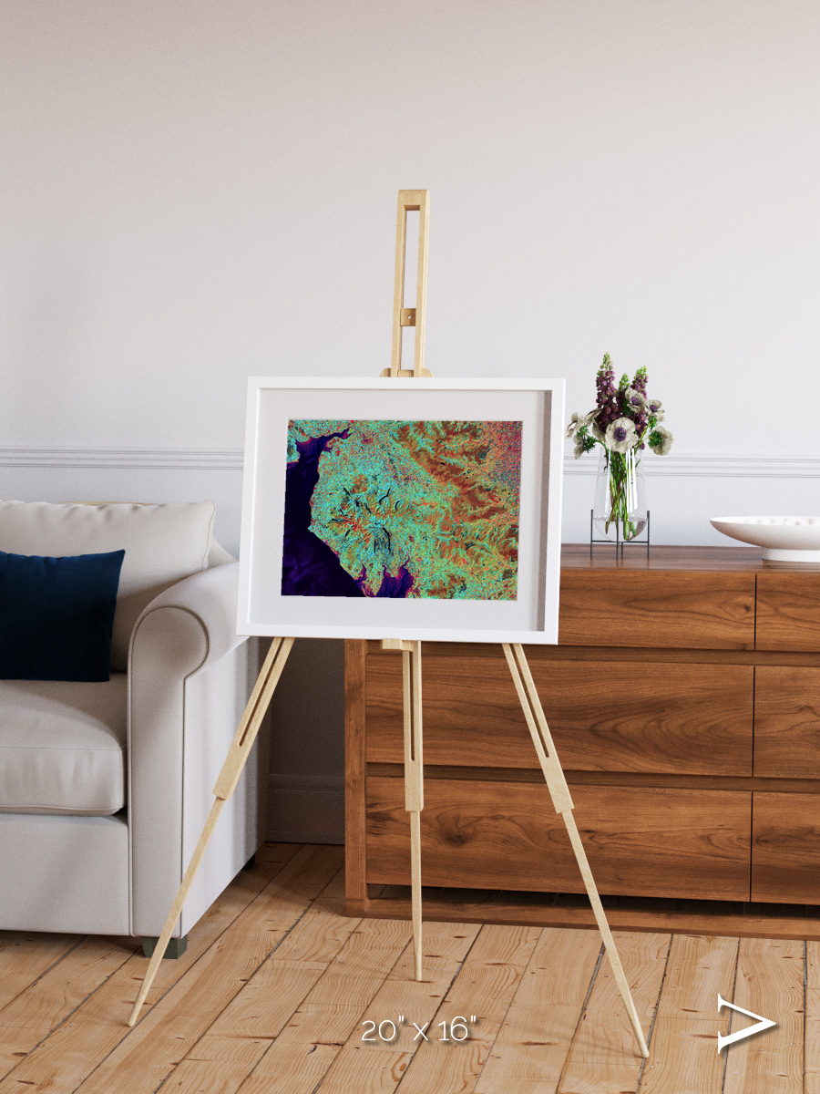 Polar Flow, Lake District Framed & Mounted Print