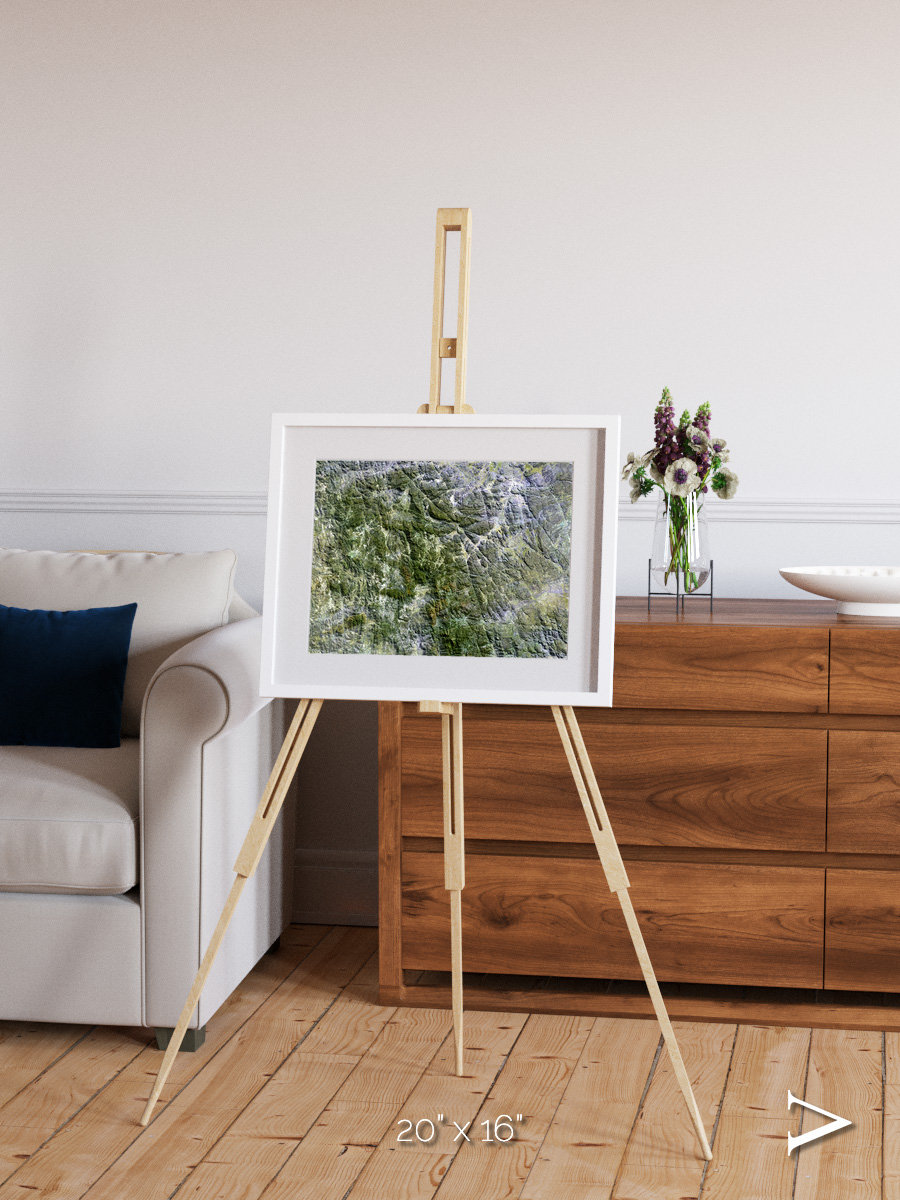 Earth in Colour, Namaqualand Framed & Mounted Print