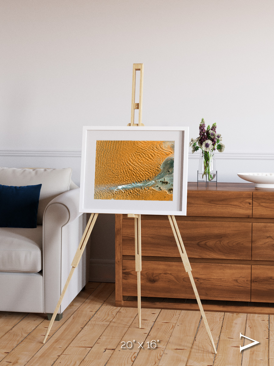 Sands in Motion, Namib Desert Framed & Mounted Print