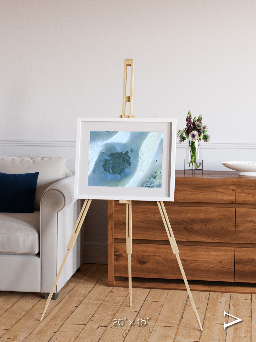 Shifting Dunes, Sahara Desert Framed & Mounted Print