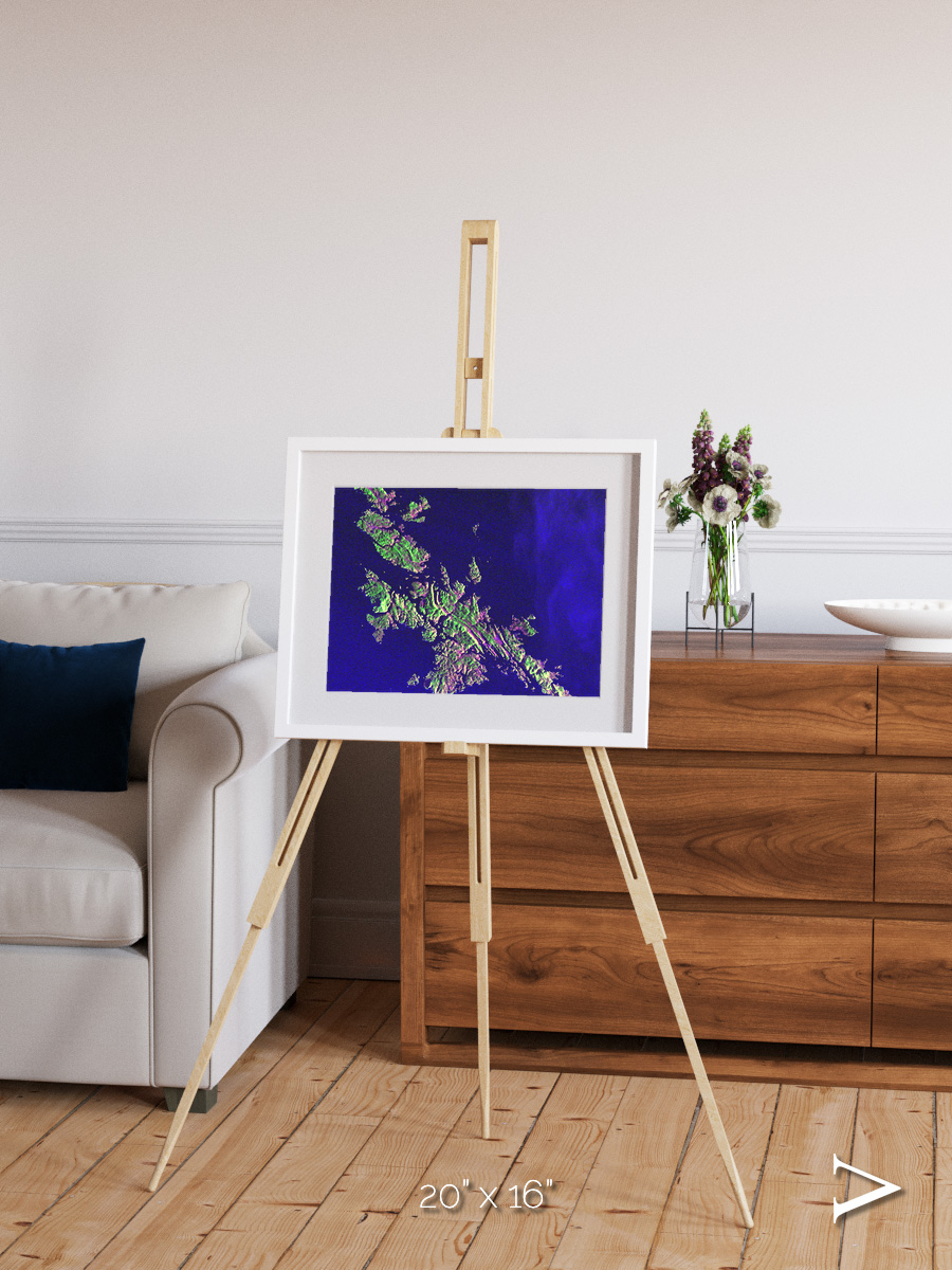 Remote Shores, Shetland Islands Framed & Mounted Print