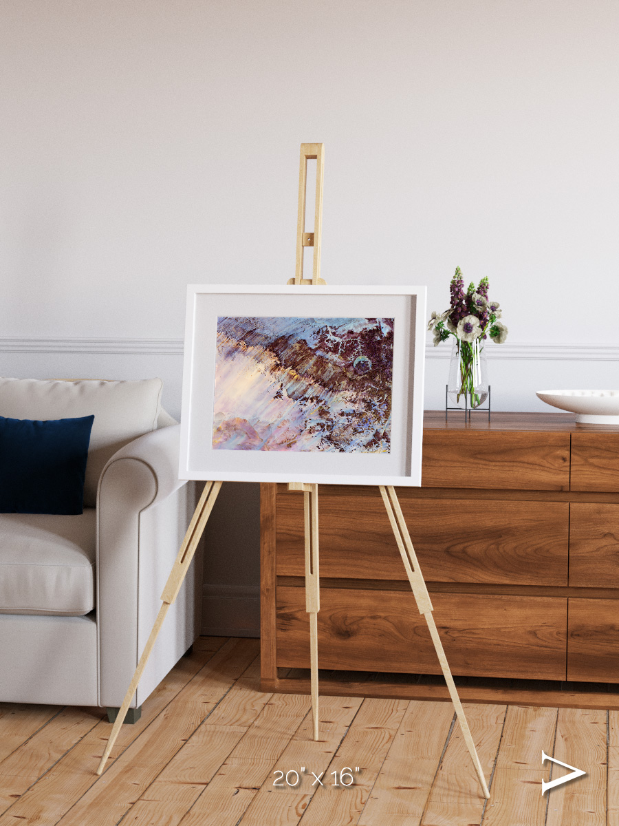 Storm and Stillness, Gweni-Fada Framed & Mounted Print
