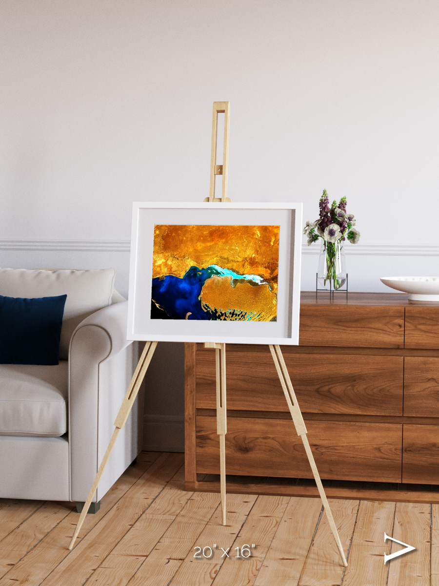 Coastal Phantom, Dardzha Peninsula Framed & Mounted Print