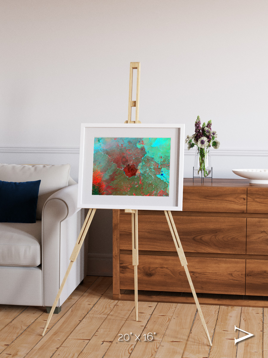 Shifting Dunes, The Syrian Desert Framed & Mounted Print