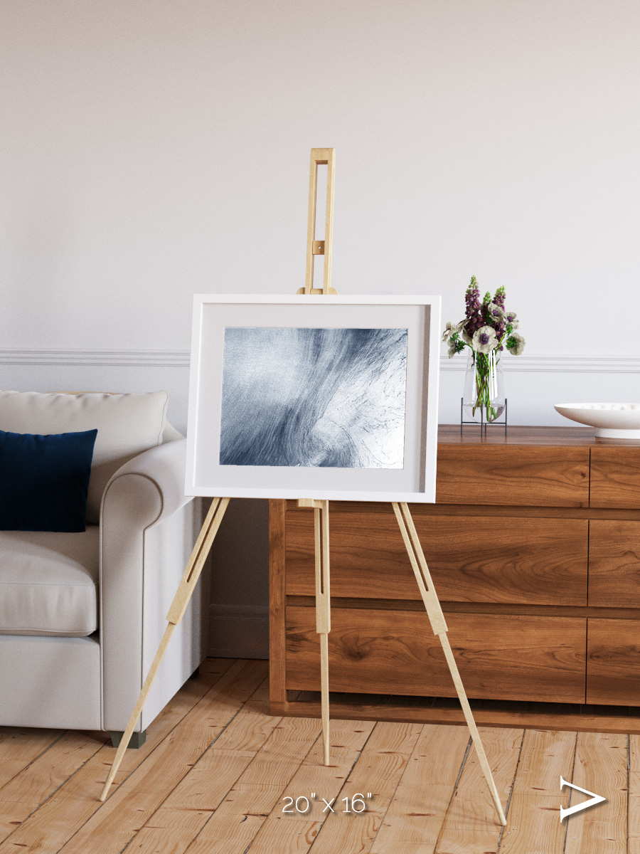 Wind Signatures, Whirlpool Cloud Framed & Mounted Print