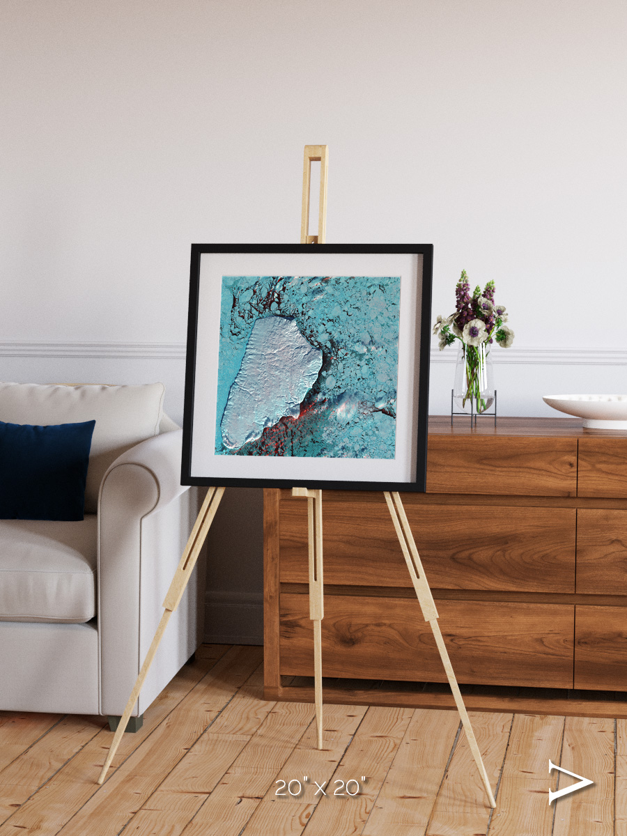 Island Sanctuary, Akpatok Island Framed & Mounted Print