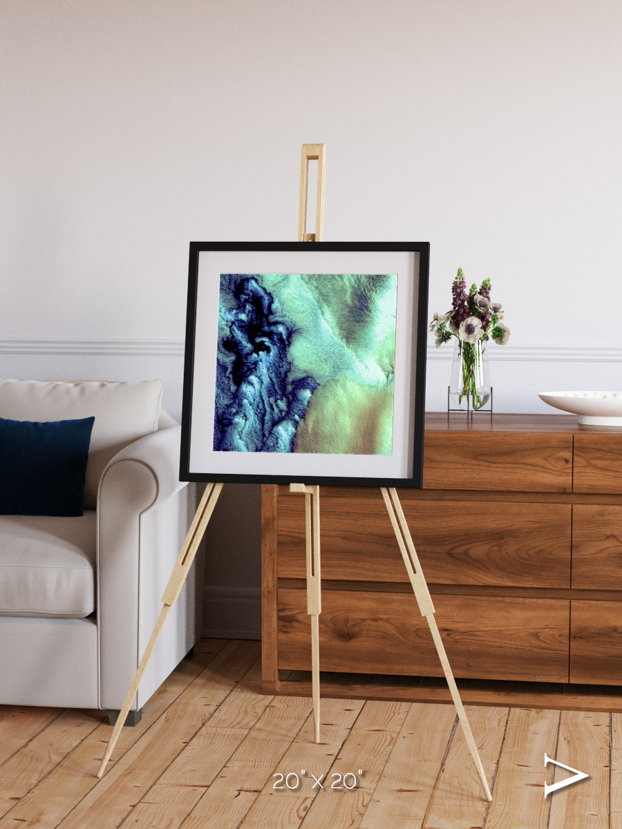 Shifting Skies, Aleutian Islands Framed & Mounted Print