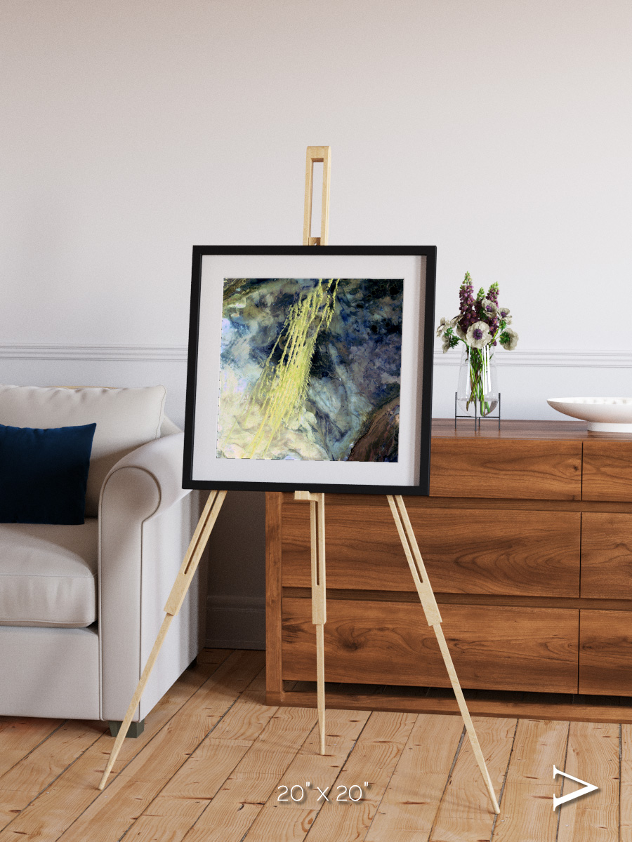 Shifting Sands, Algerian Abstract Framed & Mounted Print