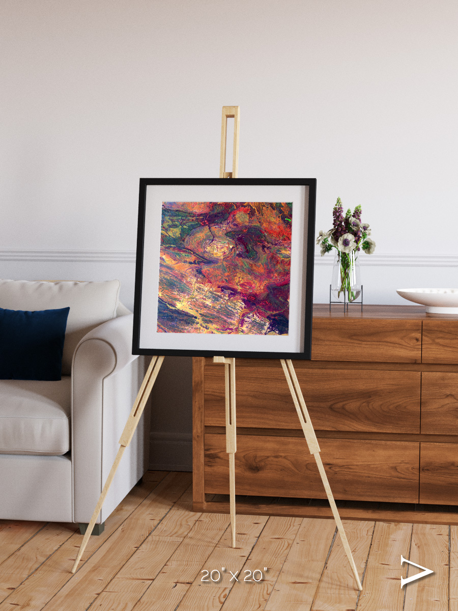 Rock and Ore, Hamersley Framed & Mounted Print