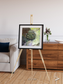 Windwritten Dunes, Brandberg Massif Framed & Mounted Print