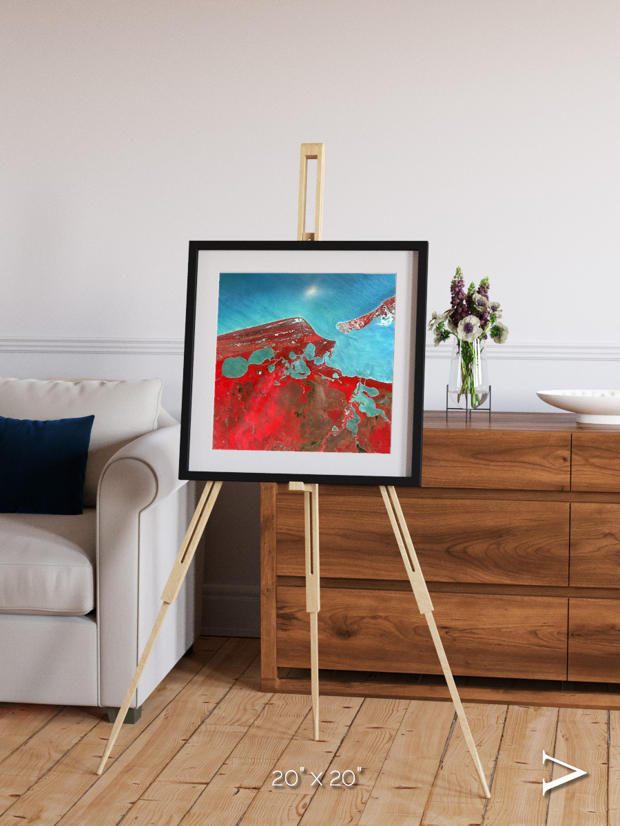 Remote Shores, Campeche Framed & Mounted Print