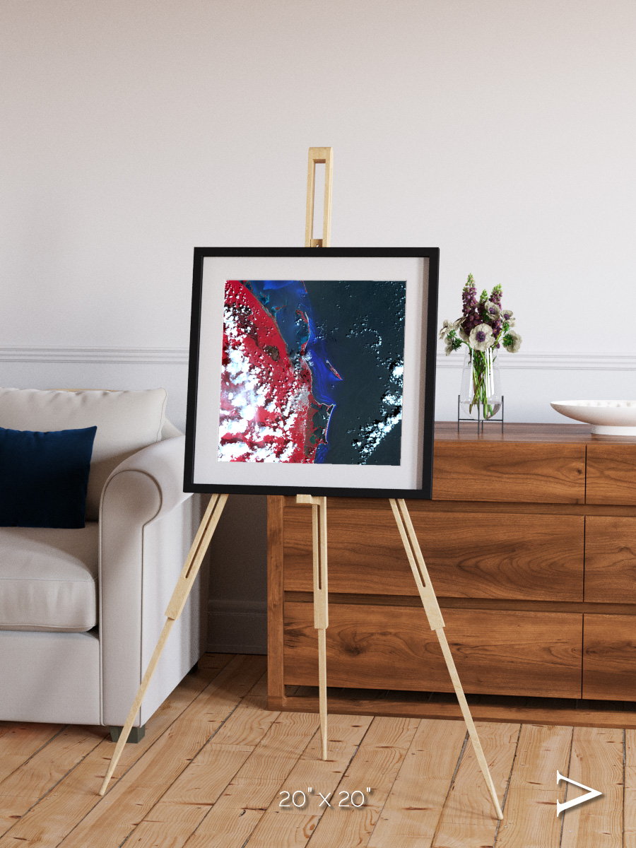 Living Edge, Cancun Framed & Mounted Print