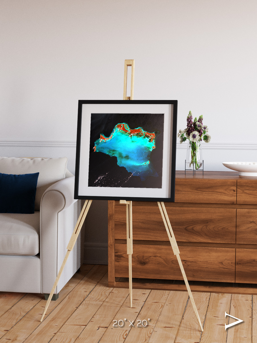 Arctic Outpost, Caribbean Luxury Framed & Mounted Print