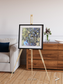 Lava Lines, Chilean Volcanoes Framed & Mounted Print