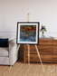 Geometric Fields, Eastern Kazakhstan Framed & Mounted Print