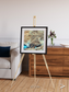 Saline Patterns, Dasht-e Kevir Framed & Mounted Print