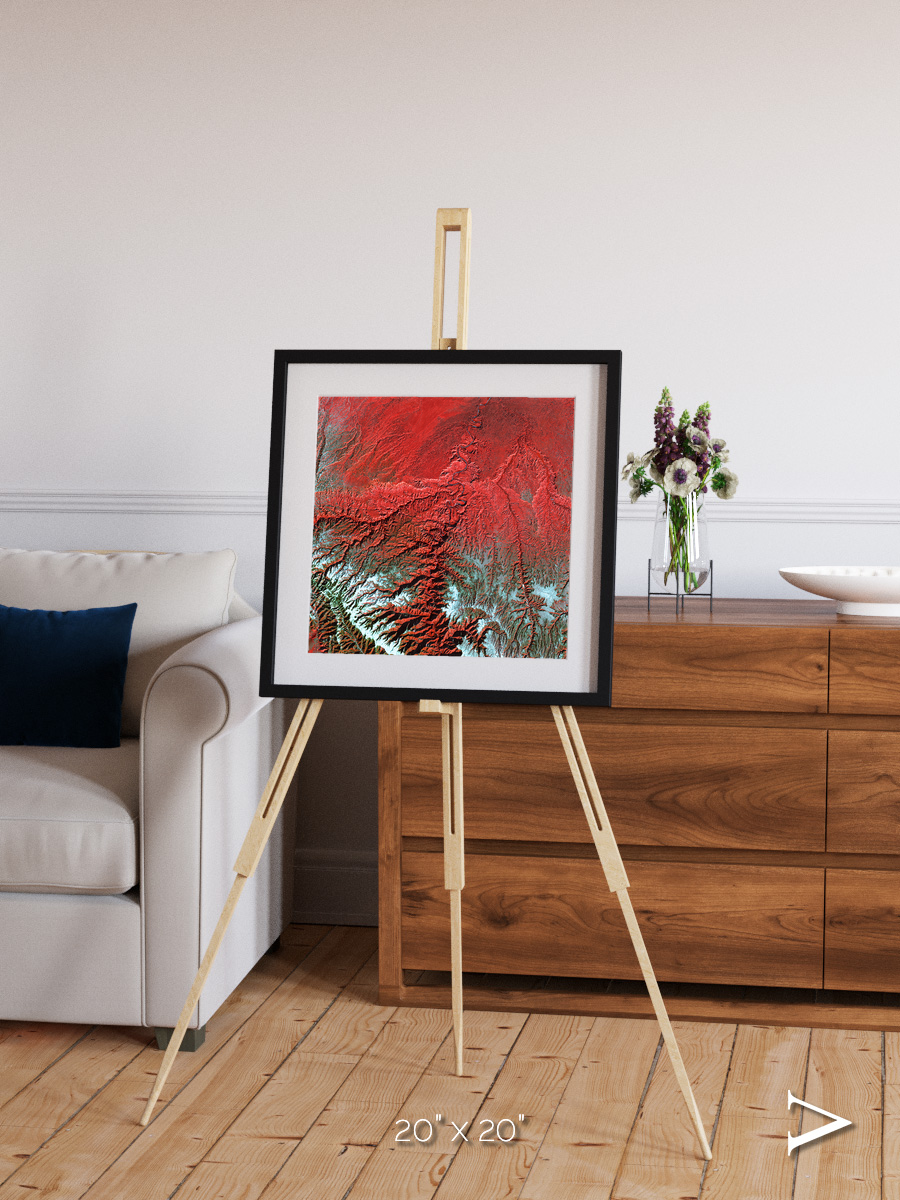 Ice River, Desolation Canyon Framed & Mounted Print