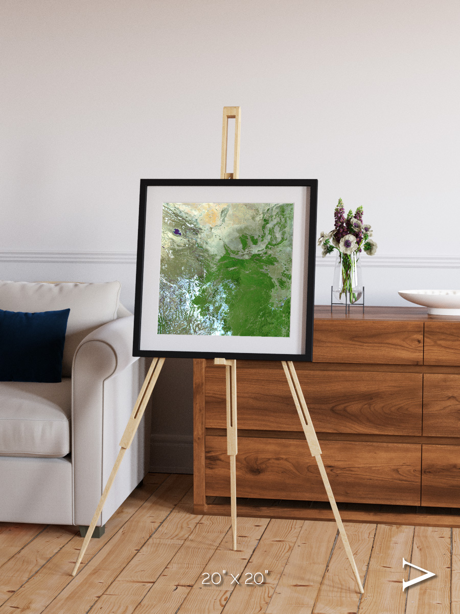 Sea Inlet, Eastern Asia Framed & Mounted Print