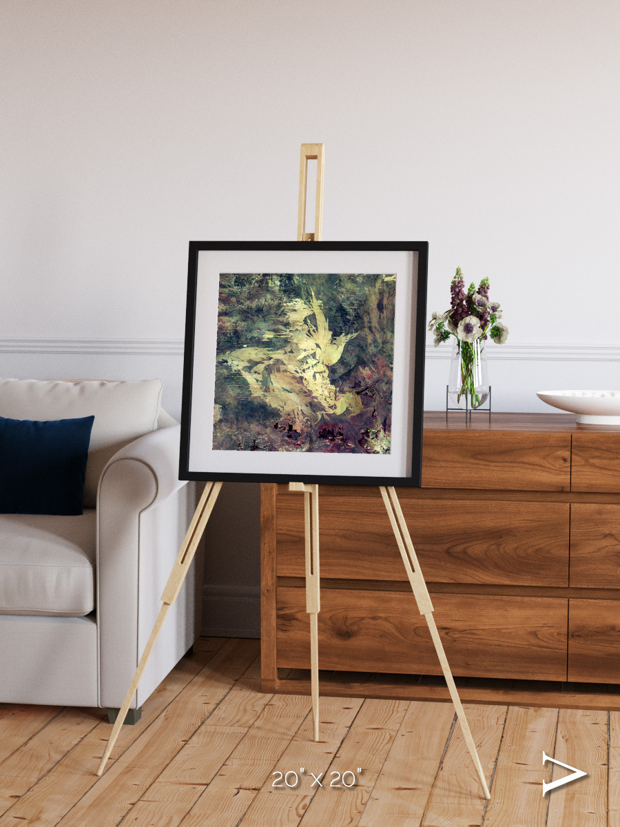 Windwritten Dunes, Great Sandy Scars Framed & Mounted Print