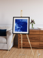 Wind Signatures, Ice Stars Framed & Mounted Print