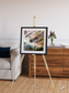 Lava Lines, Impact Framed & Mounted Print