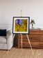 Saline Patterns, Lake Disappointment Framed & Mounted Print