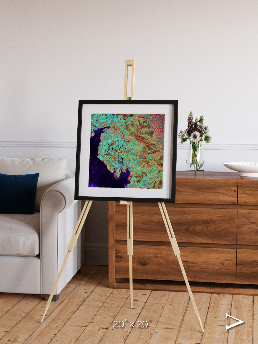 Polar Flow, Lake District Framed & Mounted Print