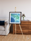 Arid Mosaic, Mississippi River Delta Framed & Mounted Print
