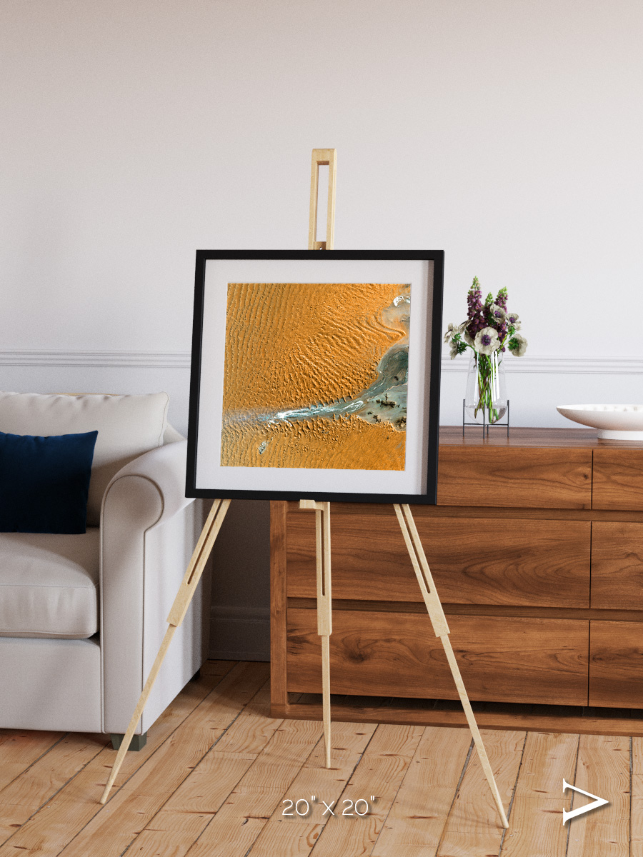 Sands in Motion, Namib Desert Framed & Mounted Print