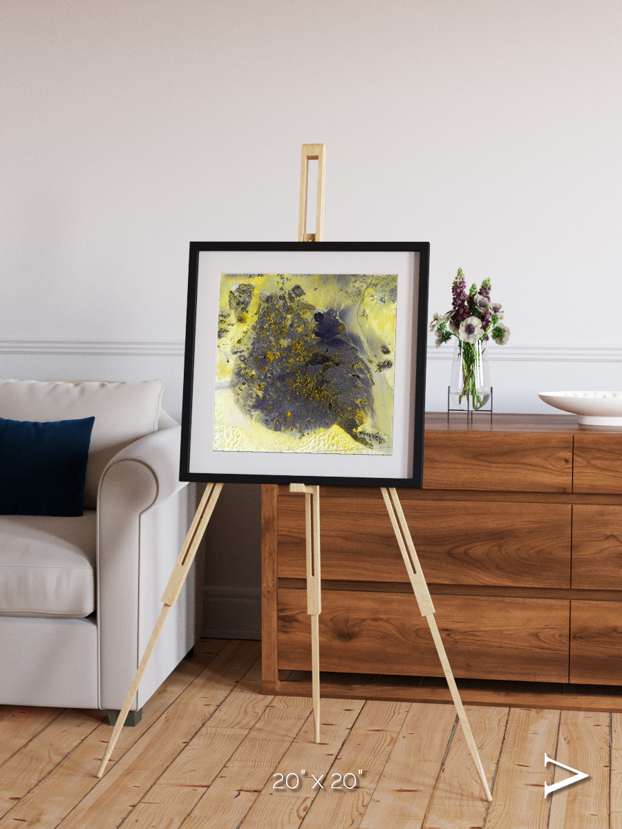Dormant Giants, Pinacate Volcano Field Framed & Mounted Print