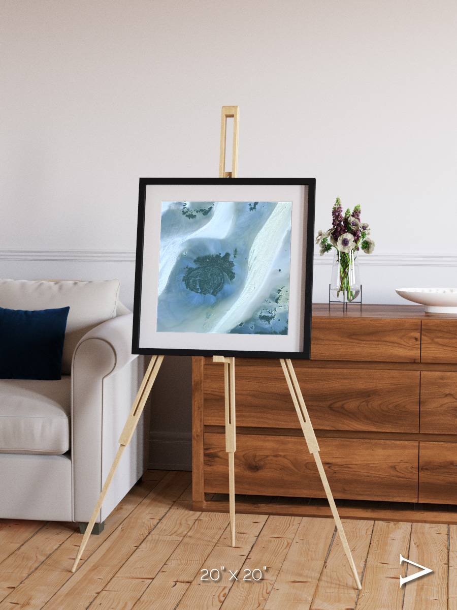 Shifting Dunes, Sahara Desert Framed & Mounted Print