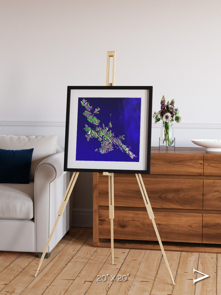 Remote Shores, Shetland Islands Framed & Mounted Print