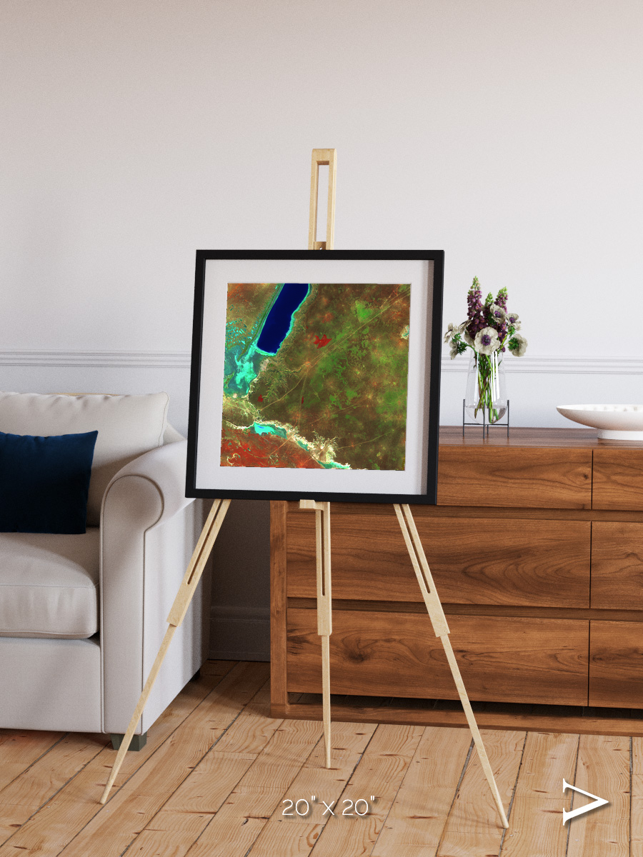 Ghost Waters, Sor Kaydak Framed & Mounted Print