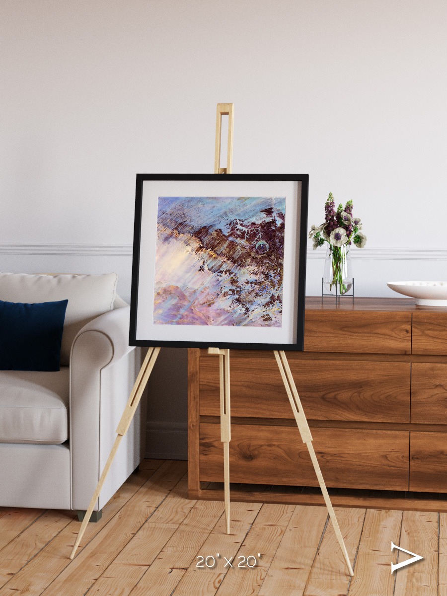 Storm and Stillness, Gweni-Fada Framed & Mounted Print