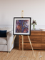 Geologic Tapestry, Asharah Fault Zone Framed & Mounted Print