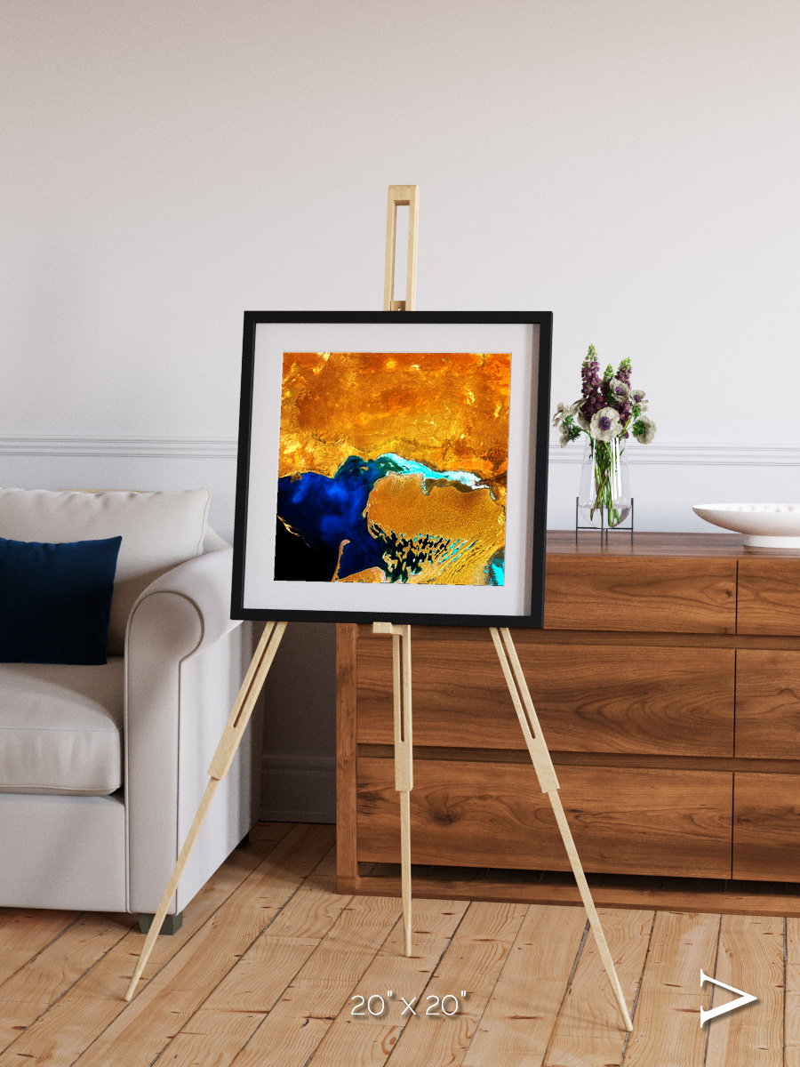 Coastal Phantom, Dardzha Peninsula Framed & Mounted Print