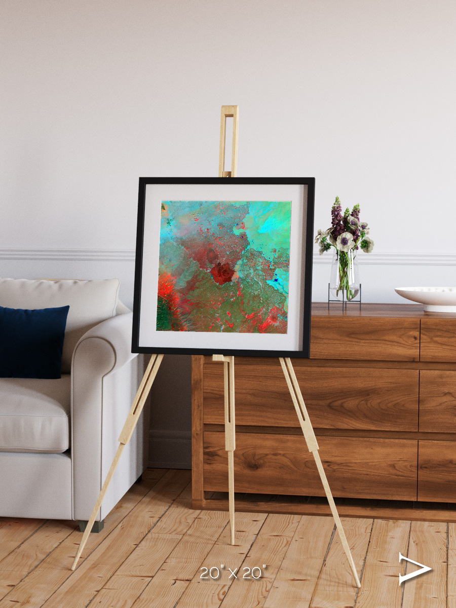 Shifting Dunes, The Syrian Desert Framed & Mounted Print